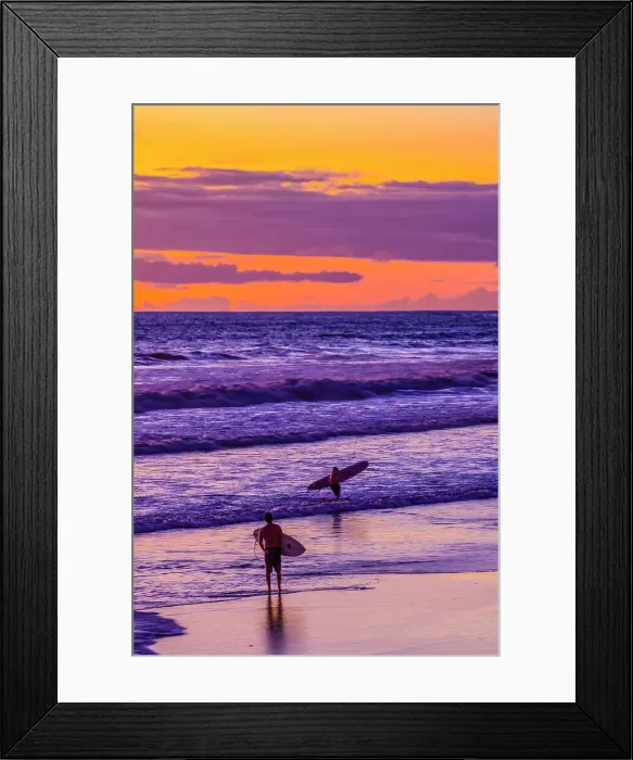 Framed Print : The golden light of the setting sun reflects a gold glow on the beach at Pererenan Beach, Bali, Indonesia Framed Print : The golden light of the setting sun reflects a gold glow on the beach at Pererenan Beach, Bali, Indonesia