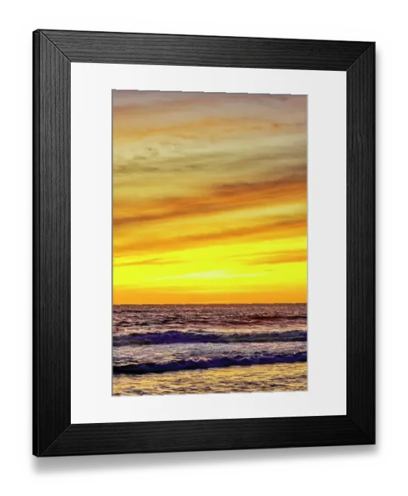 Framed Print : The golden light of the setting sun reflects a gold glow on the beach at Pererenan Beach, Bali, Indonesia Framed Print : The golden light of the setting sun reflects a gold glow on the beach at Pererenan Beach, Bali, Indonesia