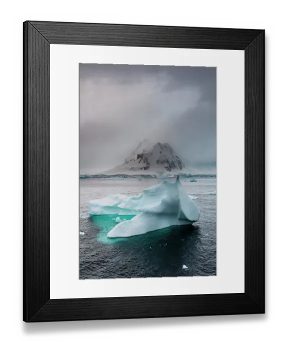 Framed Print : An iceberg in the Herrera Channel, Antarctica Framed Print : An iceberg in the Herrera Channel, Antarctica