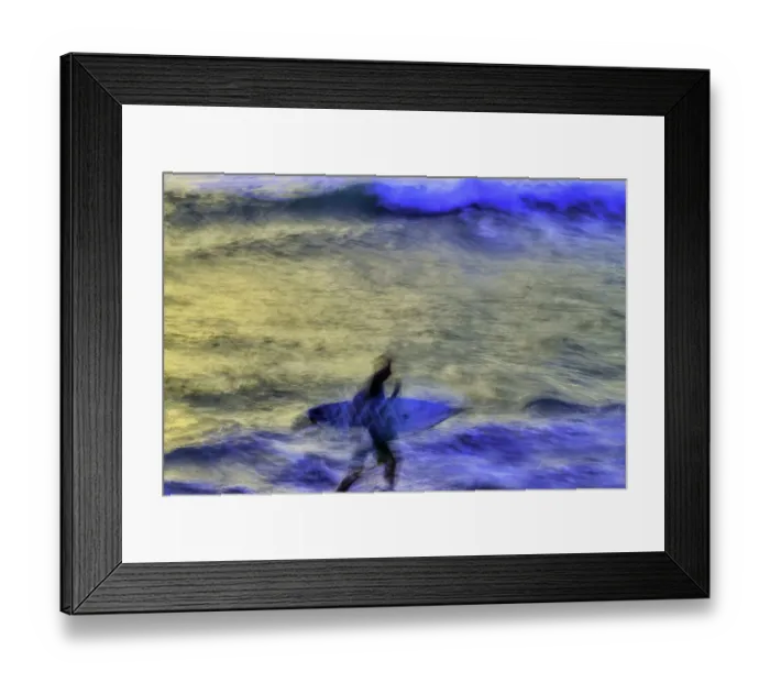 Framed Print : Surfing Bali waves along the south coast Indonesia