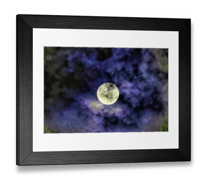 Framed Print : Full moon over Bali, Indonesia, Southeast Asia Framed Print : Full moon over Bali, Indonesia, Southeast Asia