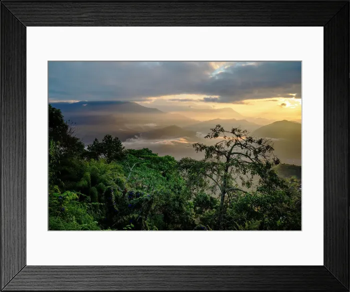 Framed Print : Nepal, Sarangkot sunrise