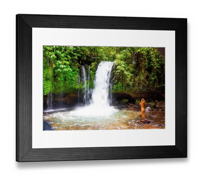 Framed Print : Yeh Hoo Waterfall, Ubud, Bali, Indonesia. (Editorial Use Only) Framed Print : Yeh Hoo Waterfall, Ubud, Bali, Indonesia. (Editorial Use Only)