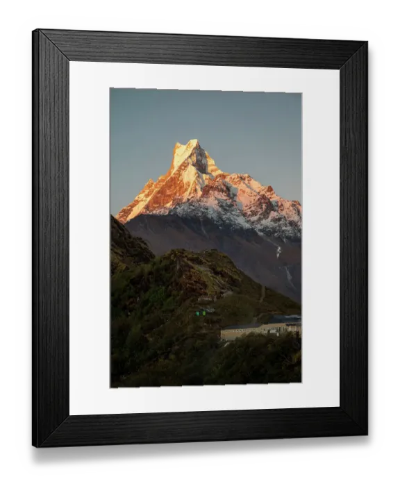 Framed Print : Asia, Nepal. Machapuchare Mountain from top of Mardi Himal Trek Framed Print : Asia, Nepal. Machapuchare Mountain from top of Mardi Himal Trek