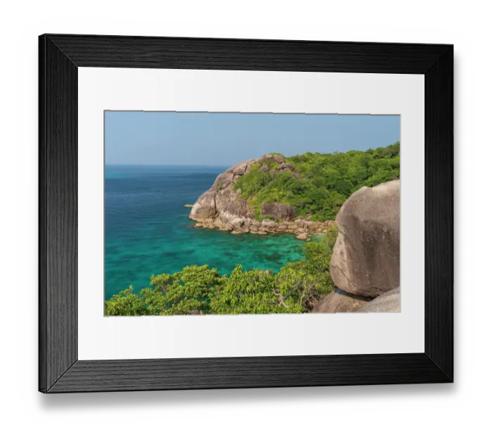 Framed Print : A view from above of Ko Miang, island. Ko Miang, Similan Islands, Phang Nga, Thailand Framed Print : A view from above of Ko Miang, island. Ko Miang, Similan Islands, Phang Nga, Thailand