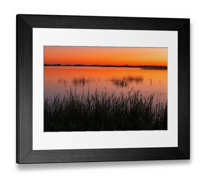 Framed Print : Canada, Alberta, Kinbrook Island Provincial Park. Lake Newell at dawn