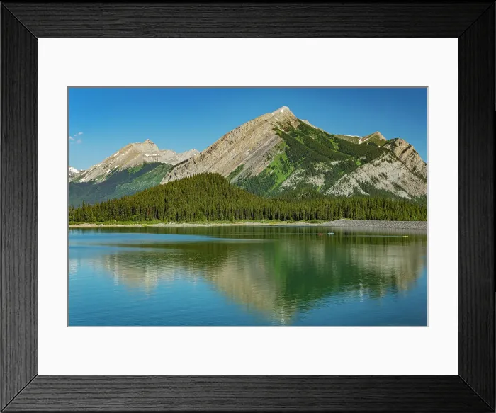 Framed Print : Canada, Alberta, Kananaskis Country. Upper Kananaskis Lake and mountains Framed Print : Canada, Alberta, Kananaskis Country. Upper Kananaskis Lake and mountains