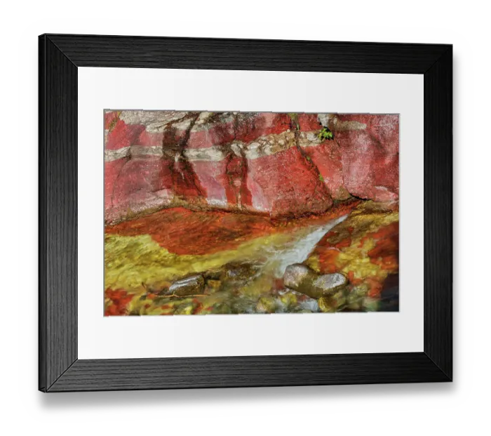 Framed Print : Canada, Alberta, Waterton Lakes National Park. Red Rock Creek in Red Rock Canyon Framed Print : Canada, Alberta, Waterton Lakes National Park. Red Rock Creek in Red Rock Canyon
