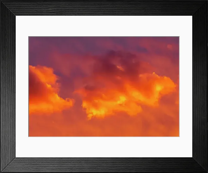 Framed Print : Canada, Manitoba, Winnipeg. Clouds lit at sunset Framed Print : Canada, Manitoba, Winnipeg. Clouds lit at sunset