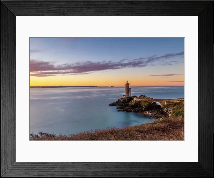 Framed Print : France, Brittany. Finisterre, Plouzane. Petit Minou Lighthouse Framed Print : France, Brittany. Finisterre, Plouzane. Petit Minou Lighthouse