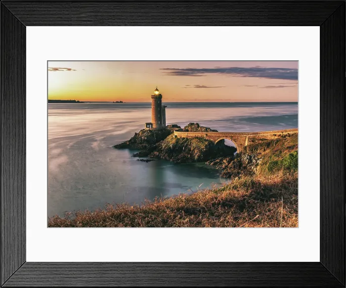 Framed Print : France, Brittany. Finisterre, Plouzane. Petit Minou Lighthouse Framed Print : France, Brittany. Finisterre, Plouzane. Petit Minou Lighthouse