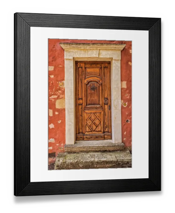 Framed Print : Roussillon doorway, Provence, France Framed Print : Roussillon doorway, Provence, France
