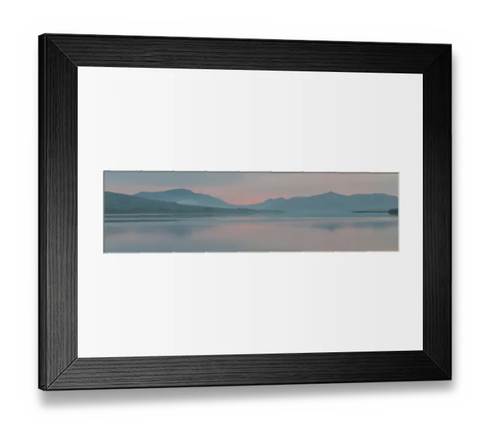 Framed Print : Ireland, Portmagee Bay. Panoramic of sunrise on ocean and mountains Framed Print : Ireland, Portmagee Bay. Panoramic of sunrise on ocean and mountains