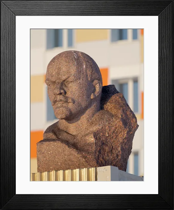 Framed Print : Bust of Lenin. Russian coal mining town Barentsburg at fjord Gronfjorden. The coal mine is still in operation. Arctic Region, Scandinavia, Norway, Svalbard. (Editorial Use Only) Framed Print : Bust of Lenin. Russian coal mining town Barentsburg at fjord Gronfjorden. The coal mine is still in operation. Arctic Region, Scandinavia, Norway, Svalbard. (Editorial Use Only)