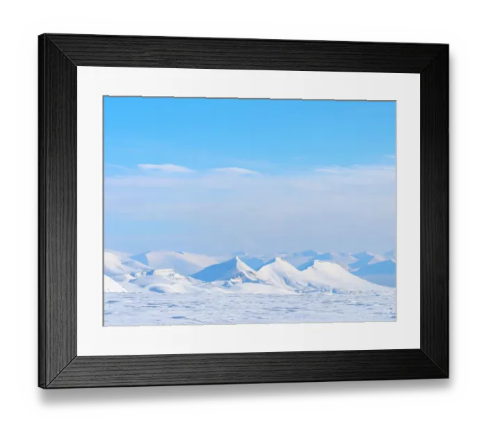 Framed Print : View over Fridtjovbreen. Landscape in Van Mijenfjorden National Park, (former Nordenskiold National Park), Island of Spitsbergen. Arctic region, Scandinavia, Norway, Svalbard Framed Print : View over Fridtjovbreen. Landscape in Van Mijenfjorden National Park, (former Nordenskiold National Park), Island of Spitsbergen. Arctic region, Scandinavia, Norway, Svalbard