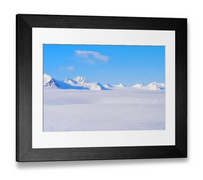 Framed Print : Glacier Fridtjovbreen. Landscape in Van Mijenfjorden National Park, (former Nordenskiold National Park), Island of Spitsbergen. Arctic region, Scandinavia, Norway, Svalbard Framed Print : Glacier Fridtjovbreen. Landscape in Van Mijenfjorden National Park, (former Nordenskiold National Park), Island of Spitsbergen. Arctic region, Scandinavia, Norway, Svalbard