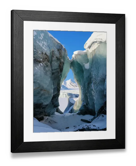 Framed Print : Serac, glacier Fridtjovbreen. Landscape in Van Mijenfjorden National Park, (former Nordenskiold National Park), Island of Spitsbergen Framed Print : Serac, glacier Fridtjovbreen. Landscape in Van Mijenfjorden National Park, (former Nordenskiold National Park), Island of Spitsbergen