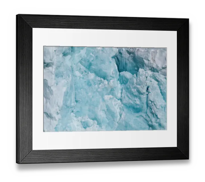 Framed Print : Blue ice in a wall of Lilliehook Glacier. Lilliehookfjorden, Spitsbergen Island, Svalbard, Norway Framed Print : Blue ice in a wall of Lilliehook Glacier. Lilliehookfjorden, Spitsbergen Island, Svalbard, Norway