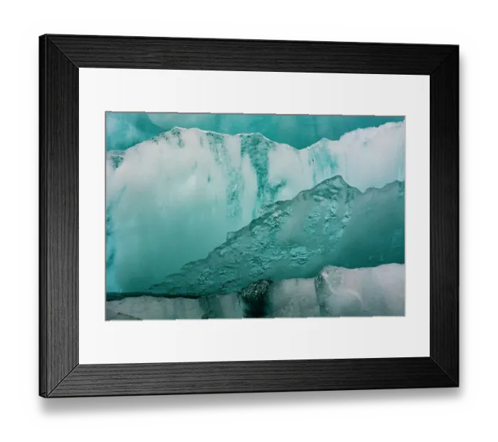 Framed Print : Ice detail. Svalbard, Norway