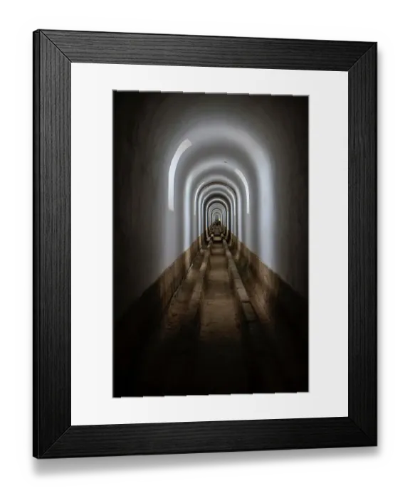 Framed Print : Lisbon, Portugal. Roman style aqueduct built in 1748. Inside the aqueduct Framed Print : Lisbon, Portugal. Roman style aqueduct built in 1748. Inside the aqueduct