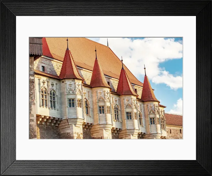Framed Print : Romania, Hunedoara. Corvin Castle, Gothic-Renaissance castle, one of the largest castles in Europe Framed Print : Romania, Hunedoara. Corvin Castle, Gothic-Renaissance castle, one of the largest castles in Europe