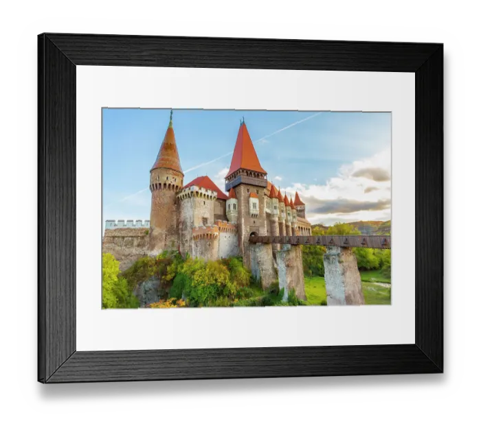 Framed Print : Romania, Hunedoara. Corvin Castle, Gothic-Renaissance castle, one of the largest castles in Europe Framed Print : Romania, Hunedoara. Corvin Castle, Gothic-Renaissance castle, one of the largest castles in Europe