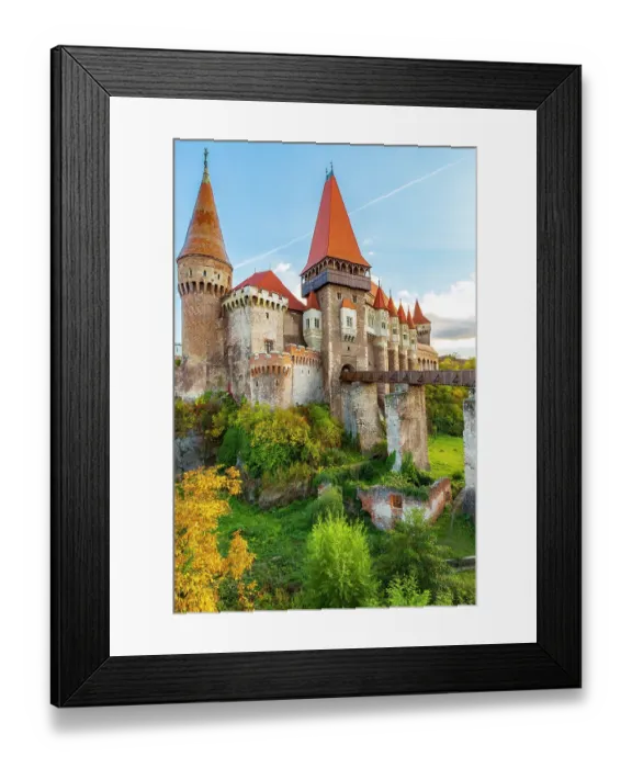 Framed Print : Romania, Hunedoara. Corvin Castle, Gothic-Renaissance castle, one of the largest castles in Europe Framed Print : Romania, Hunedoara. Corvin Castle, Gothic-Renaissance castle, one of the largest castles in Europe