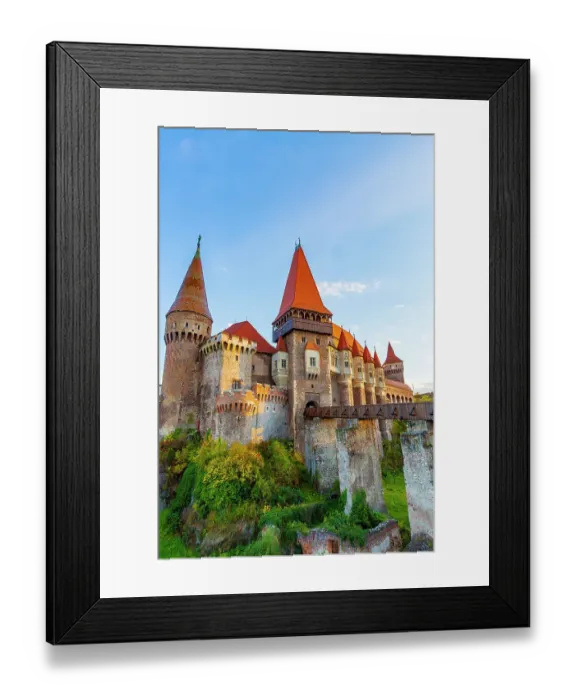 Framed Print : Romania, Hunedoara. Corvin Castle, Gothic-Renaissance castle, one of the largest castles in Europe Framed Print : Romania, Hunedoara. Corvin Castle, Gothic-Renaissance castle, one of the largest castles in Europe