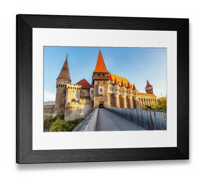 Framed Print : Romania, Hunedoara. Corvin Castle, Gothic-Renaissance castle, one of the largest castles in Europe Framed Print : Romania, Hunedoara. Corvin Castle, Gothic-Renaissance castle, one of the largest castles in Europe