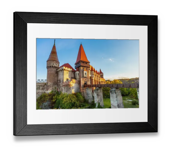 Framed Print : Romania, Hunedoara. Corvin Castle, Gothic-Renaissance castle, one of the largest castles in Europe Framed Print : Romania, Hunedoara. Corvin Castle, Gothic-Renaissance castle, one of the largest castles in Europe