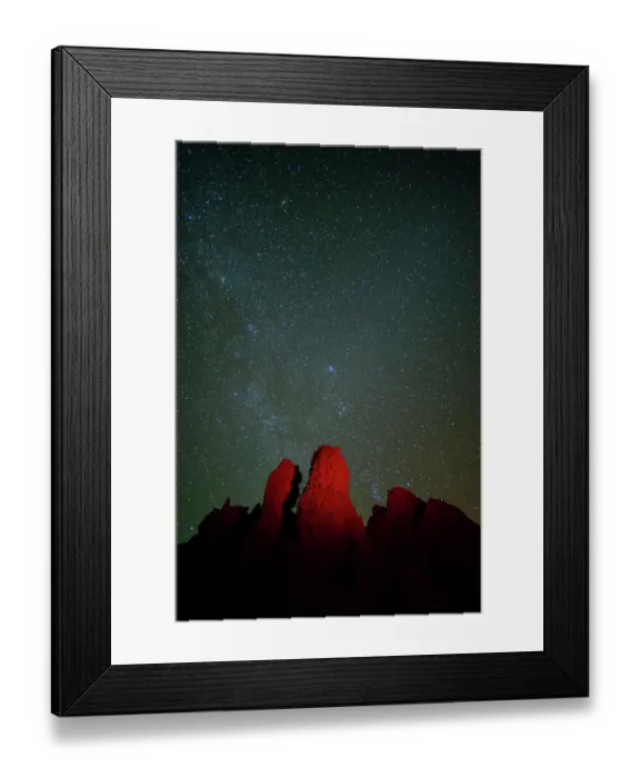Framed Print : Roque de los Muchachos at night under a starry sky. La Palma Island, Canary Islands, Spain Framed Print : Roque de los Muchachos at night under a starry sky. La Palma Island, Canary Islands, Spain