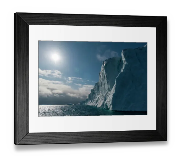 Framed Print : Icebergs in Ilulissat Icefjord, a UNESCO World Heritage Site, Ilulissat, Greenland Framed Print : Icebergs in Ilulissat Icefjord, a UNESCO World Heritage Site, Ilulissat, Greenland