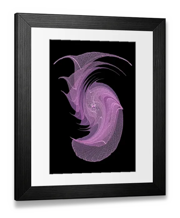 Framed Print : Purple colored skeleton leaves arranged on black background Framed Print : Purple colored skeleton leaves arranged on black background