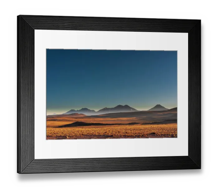 Framed Print : Mountain peaks and desert landscape seen from the road to Paso Sico. Atacama Desert, Antofagasta Region, Chile Framed Print : Mountain peaks and desert landscape seen from the road to Paso Sico. Atacama Desert, Antofagasta Region, Chile