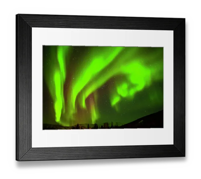 Framed Print : USA, Alaska, Chena Hot Springs Resort. Aurora borealis fills night sky Framed Print : USA, Alaska, Chena Hot Springs Resort. Aurora borealis fills night sky