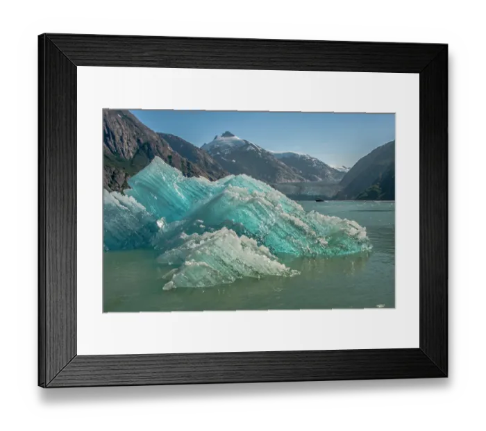 Framed Print : USA, Alaska, Tongass National Forest. Icebergs in Endicott Arm inlet Framed Print : USA, Alaska, Tongass National Forest. Icebergs in Endicott Arm inlet