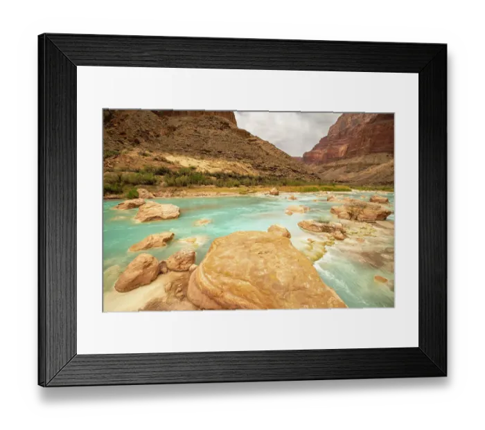 Framed Print : USA, Arizona, Grand Canyon National Park. Rapids on Little Colorado River Framed Print : USA, Arizona, Grand Canyon National Park. Rapids on Little Colorado River