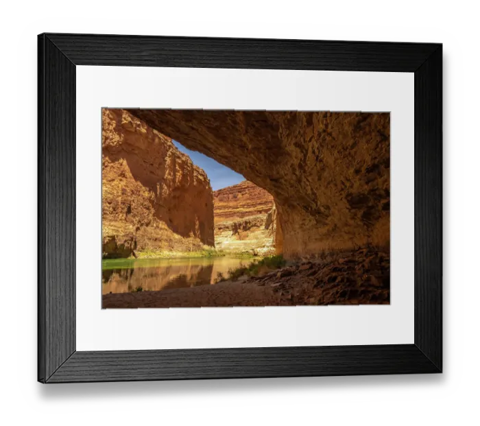 Framed Print : USA, Arizona, Grand Canyon National Park. Redwall Cavern in Marble Canyon