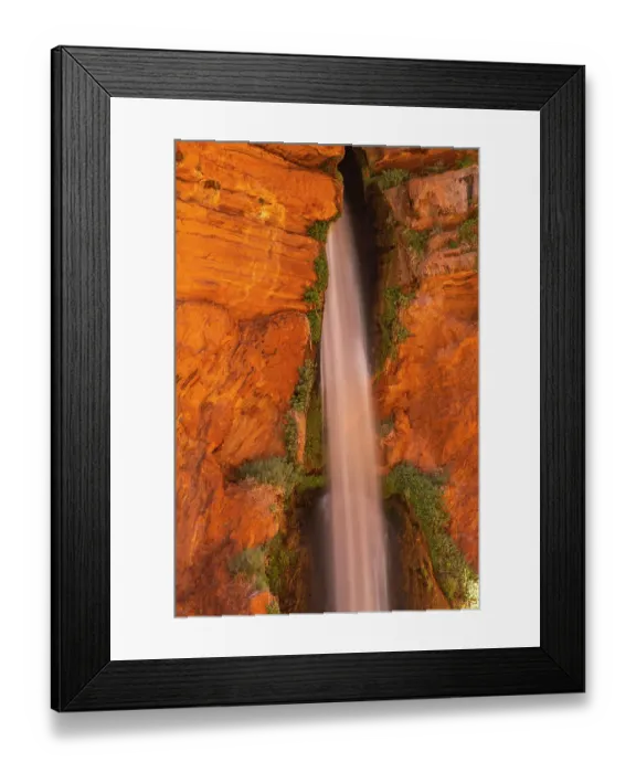 Framed Print : USA, Arizona, Grand Canyon National Park. Deer Creek Falls scenic Framed Print : USA, Arizona, Grand Canyon National Park. Deer Creek Falls scenic