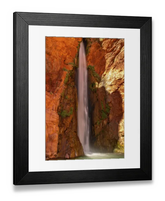 Framed Print : USA, Arizona, Grand Canyon National Park. Deer Creek Falls scenic Framed Print : USA, Arizona, Grand Canyon National Park. Deer Creek Falls scenic