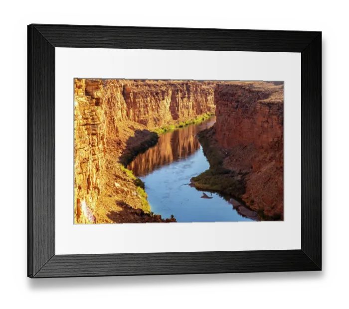 Framed Print : USA, Arizona, Marble Canyon. Colorado River flows through canyon