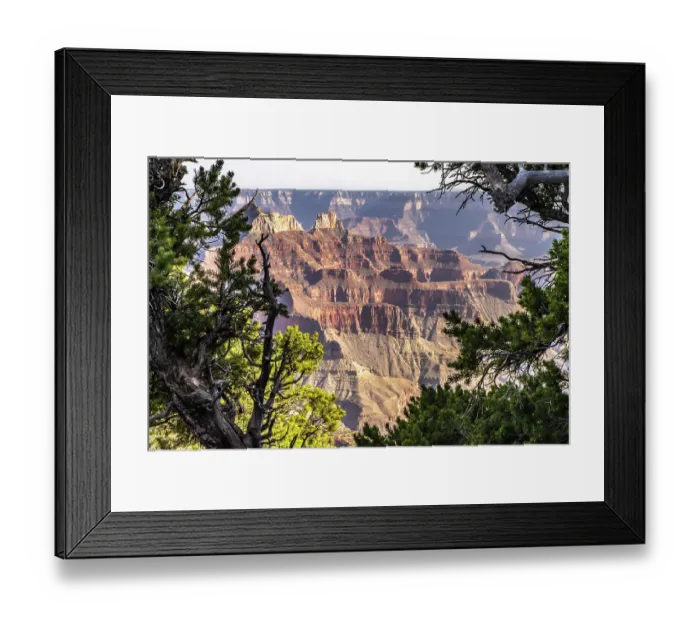 Framed Print : USA, Arizona, Grand Canyon National Park. Landscape from North Rim of Bright Angel Point Framed Print : USA, Arizona, Grand Canyon National Park. Landscape from North Rim of Bright Angel Point