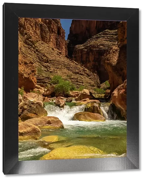 USA, Arizona, Grand Canyon National Park. Havasu Creek on Colorado River