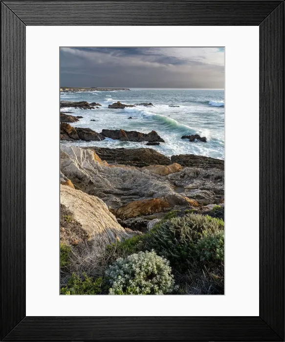 Framed Print : USA, California. Montana de Oro State Park