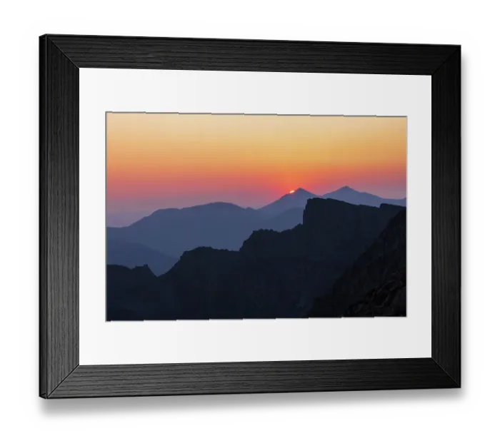 Framed Print : Sunset in the Rockies Framed Print : Sunset in the Rockies