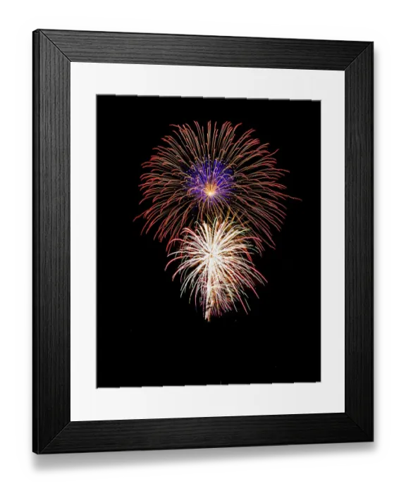 Framed Print : Fireworks on the 4th of July in Naples, Florida