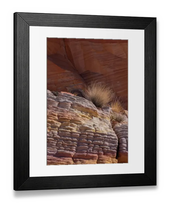 Framed Print : USA, Nevada. Abstract lines in the sandstone, Valley of Fire State Park Framed Print : USA, Nevada. Abstract lines in the sandstone, Valley of Fire State Park