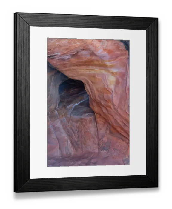 Framed Print : USA, Nevada. Abstract lines in the sandstone, Valley of Fire State Park
