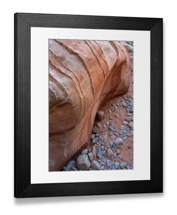 Framed Print : USA, Nevada. Abstract lines in the sandstone, Valley of Fire State Park Framed Print : USA, Nevada. Abstract lines in the sandstone, Valley of Fire State Park