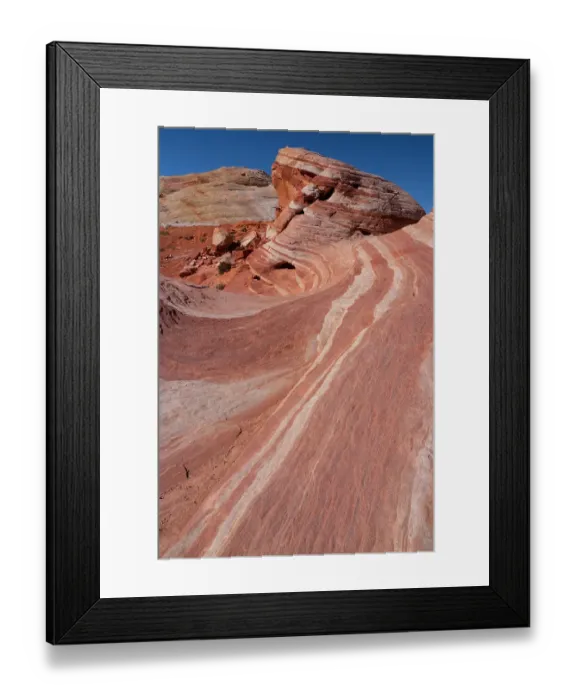 Framed Print : USA, Nevada. Abstract lines in the sandstone, Fire Wave, Valley of Fire State Park Framed Print : USA, Nevada. Abstract lines in the sandstone, Fire Wave, Valley of Fire State Park